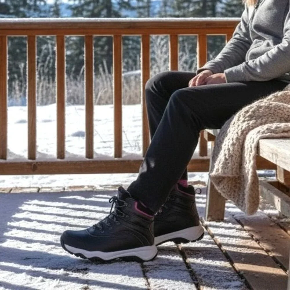New Khombu 9 Boots Waterproof Woman All Weather Winter Snow Outdoor Shoes